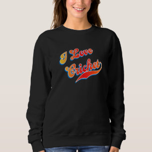 Sweatshirt J'adore le cricket
