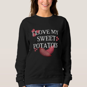 SWEATSHIRT J'ADORE MES POMMES DE TERRE DOUCE