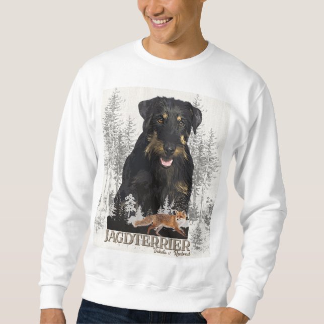 Sweatshirt Jagdterrier Dakota c. Renbrad Faux Canvas Print Ac (Devant)