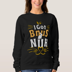 Sweatshirt J'ai des buns, Hun Lapin