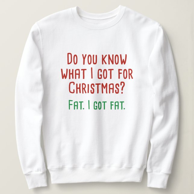 Sweatshirt J'Ai Du Graisme (Design devant)