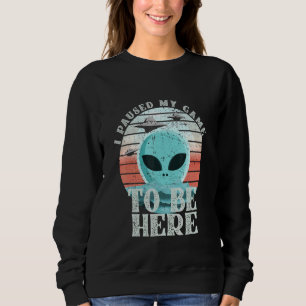 Sweatshirt J'Ai Interrompu Mon Jeu Pour Être Ici - Jeu - Alie
