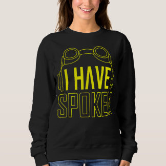 Sweatshirt J'Ai Parlé Space Western Sci Fi