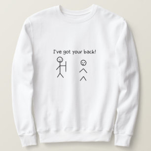 Sweatshirt J'ai ton dos Drôle Stickman mème