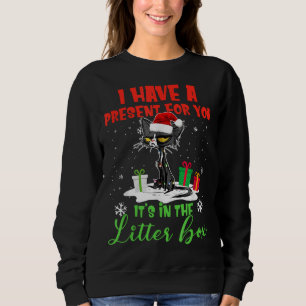 Sweatshirt J'ai un cadeau pour vous C'est dans la boîte à lit