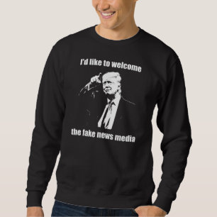 Sweatshirt J'aime bien accueillir les fausses nouvelles Les m