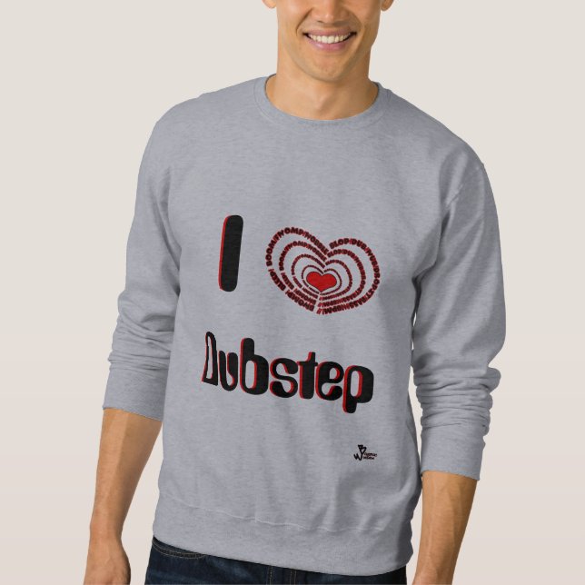 Sweatshirt J'aime Dubstep (Devant)