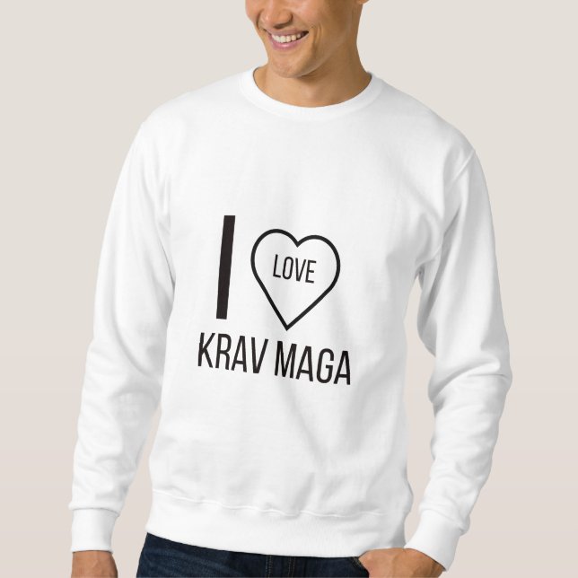 SWEATSHIRT J'AIME KRAV MAGA (Devant)