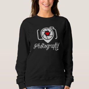 Sweatshirt J'Aime La Photographie Personnalisée Drôle Pour La