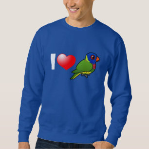 Sweatshirt J'aime l'arc-en-ciel Lorikeets