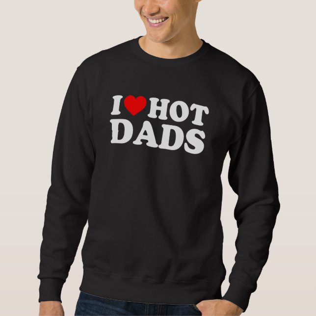 Sweatshirt J'Aime Les Draps Chauds T Red Heart Love Dads (Devant)