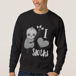Sweatshirt J'Aime Les Fentes Nap Sloth Lazy Dormir