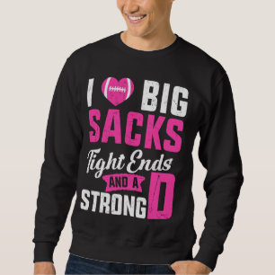 Sweatshirt J'Aime Les Grands Sacs, Les Extrémités Serrées Et