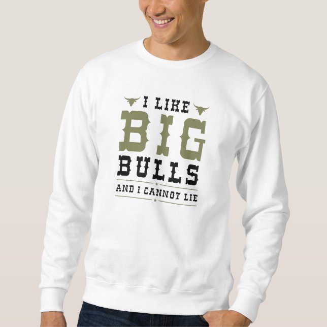 Sweatshirt J'Aime Les Gros Bulles Et Je Ne Peux Pas Mentir (Devant)