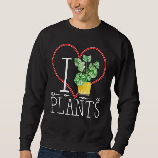 Sweatshirt J'Aime Les Plantes J'Aime Jardiner Maman Papa Enfa