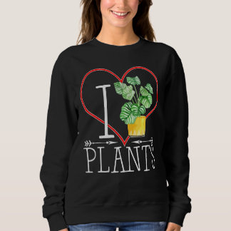 Sweatshirt J'Aime Les Plantes J'Aime Jardiner Maman Papa Enfa
