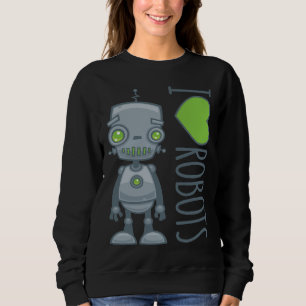 Sweatshirt J'aime les robots