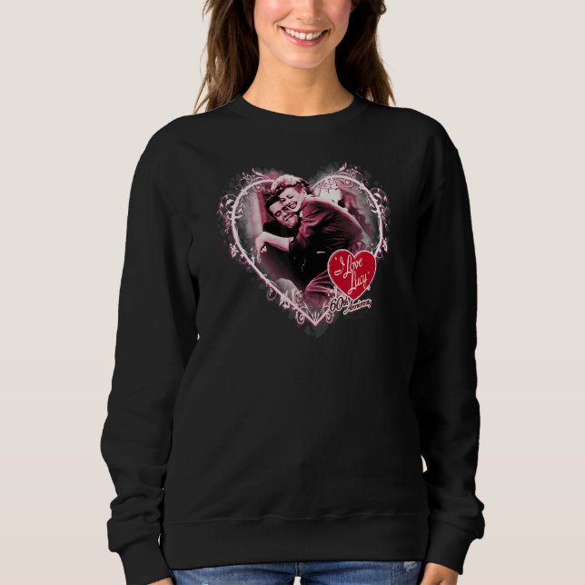 Sweatshirt J'aime Lucy Bonne Anniversaire (Devant)