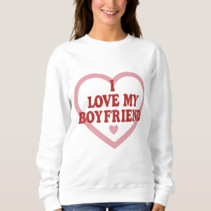 Sweatshirt J'Aime Ma Chemise Petit-Ami