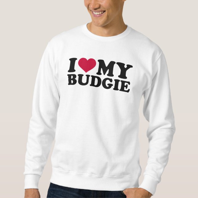Sweatshirt J'aime ma perruche (Devant)