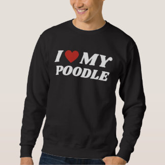 Sweatshirt J'aime mon caniche