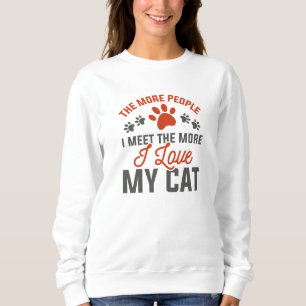 Sweatshirt J'aime mon chat