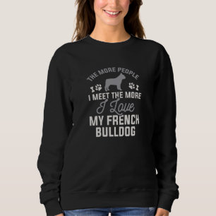 Sweatshirt J'Aime Mon Chien À Balle Français