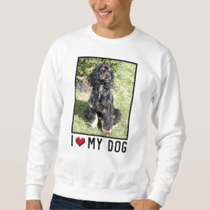 Sweatshirt J'Aime Mon Chien (Cocker Spaniel) Photo