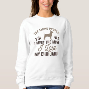 Sweatshirt J'Aime Mon Chihuahua