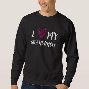 Sweatshirt J'Aime Mon Grand-Oncle Famille Costu