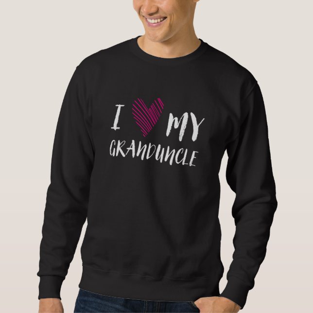 Sweatshirt J'Aime Mon Grand-Oncle Famille Costu (Devant)