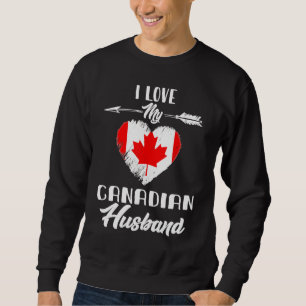 Sweatshirt J'aime mon mari canadien Canada