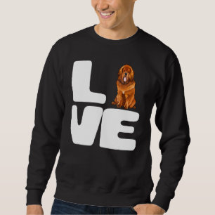 Sweatshirt J'Aime Mon Mastiff Tibétain