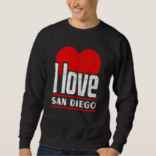 Sweatshirt J'aime San Diego meilleure ville natale j'adore Sa
