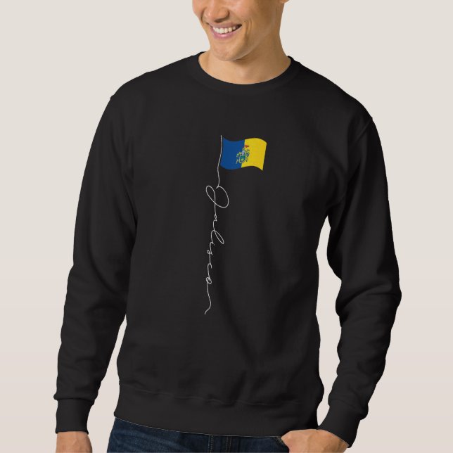 Sweatshirt Jalisco Signature Drapeau Pole Élégant Jalisciense (Devant)