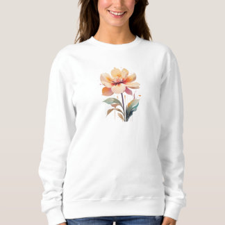 Sweatshirt japandi flower