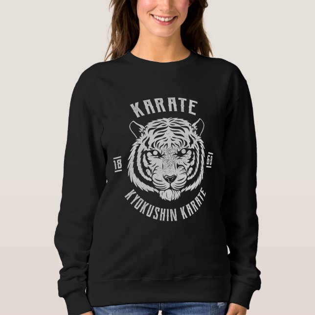 Sweatshirt Japanese Tiger  Karate (Devant)