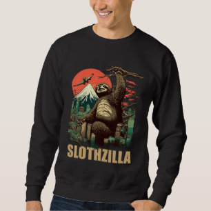 Sweatshirt Japon Kaiju Paresseux Slothzilla