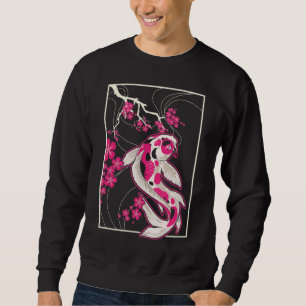 Sweatshirt Japon Koi Poisson Fleur de Cerisier Japonais Nishi
