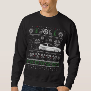 Sweatshirt Japonais Drifting initial voiture dérive Love Ugly