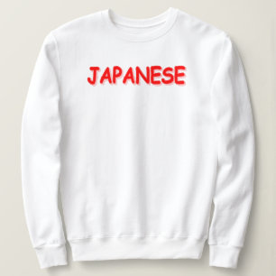 Sweatshirt "JAPONAIS" Joli Design. Commandez dès maintenant