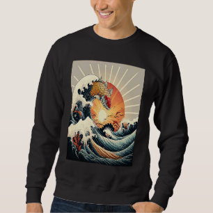Sweatshirt Japonais Koi Carp Nishikigoi Poisson Japon