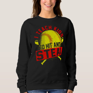 Sweatshirt J'Apprends Aux Enfants À Frapper Et Voler Un Entra