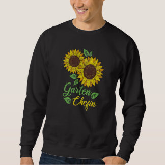 Sweatshirt Jardin Chef Jardinier Fleurs de soleil