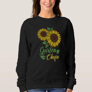 Sweatshirt Jardin Chef Jardinier Fleurs de soleil