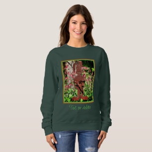 Sweatshirt Jardin de fleurs de lapin rouillé Personnalisé