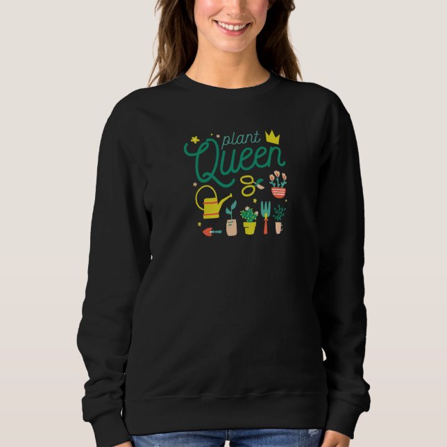 Sweatshirt Jardin de jardinage pour femmes Plante Queen Farmi (Devant)
