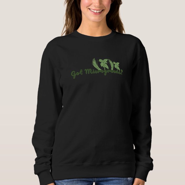 Sweatshirt Jardin de Microgreens (Devant)