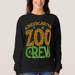 Sweatshirt Jardin D'Enfants Zoo Équipage De Retour À L'École