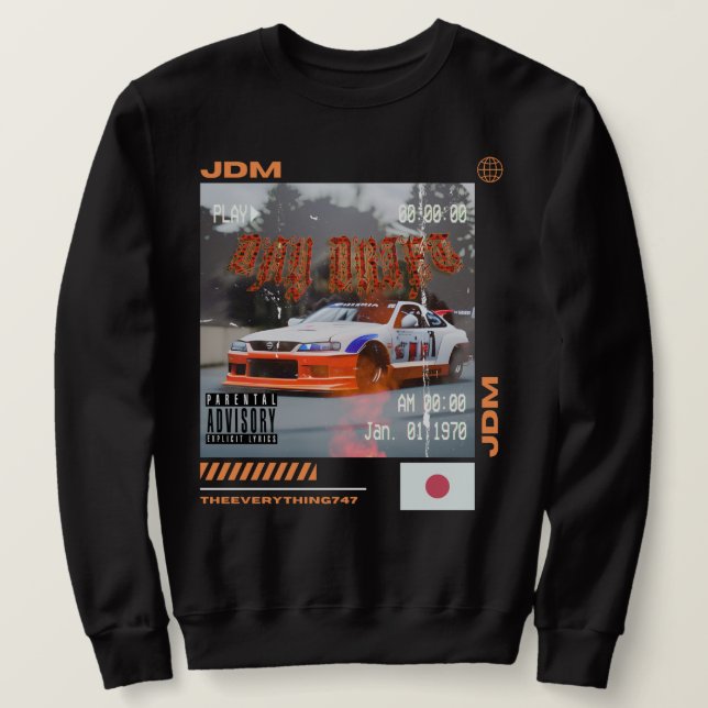 Sweatshirt JDM Nissan Silvia S15 (Design devant)